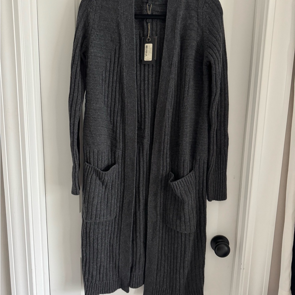 Rag & Bone Gray Long Cardigan Sweater